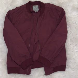 full tilt burgundy bomber